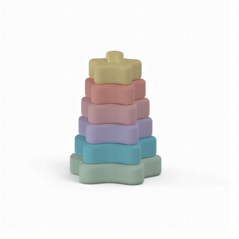 Premium Silicone Stacking Toy: Enhance Child Development with Safe and Fun Stacking Play