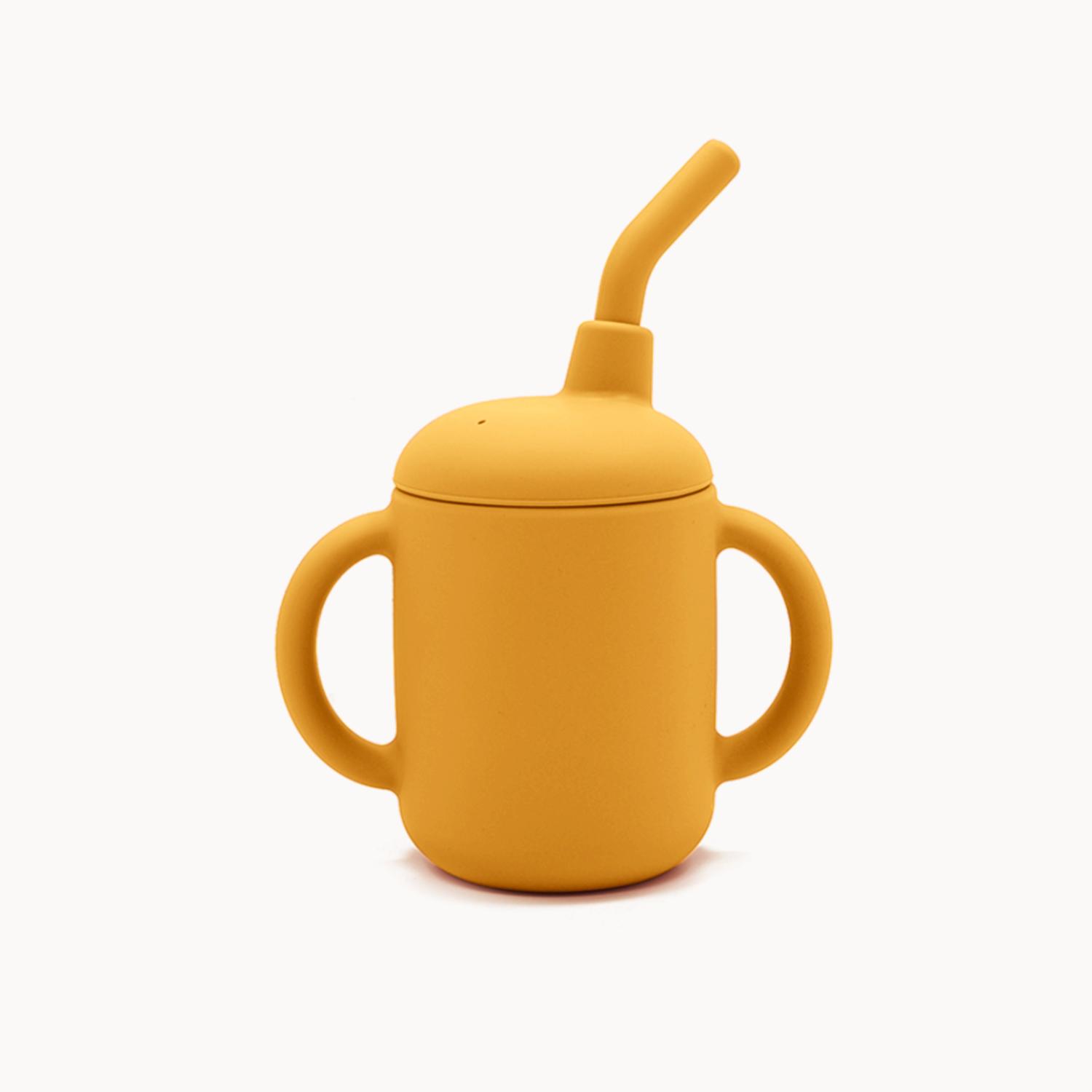 Whoelsale Food Grade Silicone Baby Cups with Lids for Refreshing Drinks