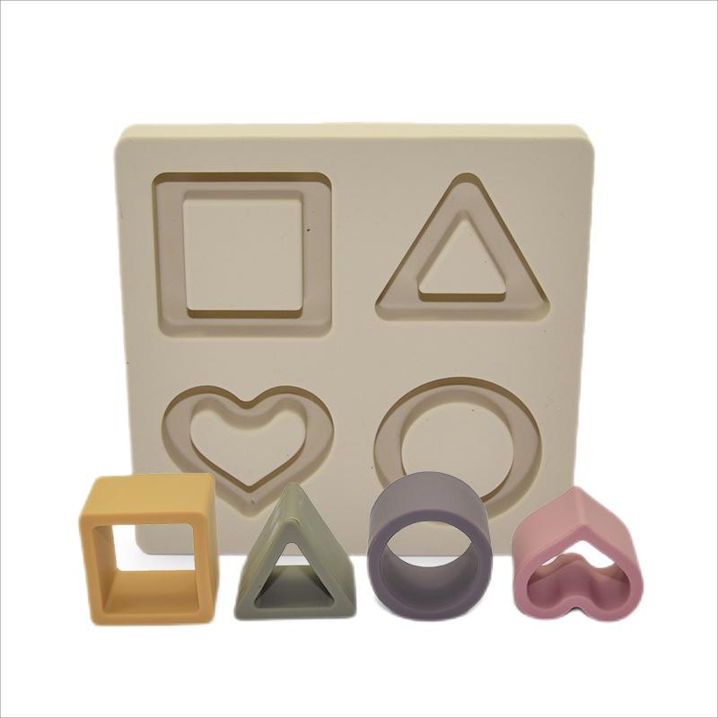 Colorful Silicone Stacking Toys for Babies: Building Blocks of Fun