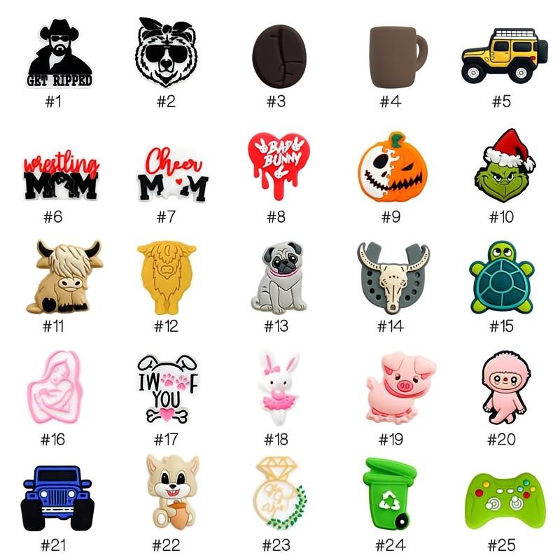 Wholesale New Character Designer Silicone Focal Beads for Pen Making with Cartoon Theme