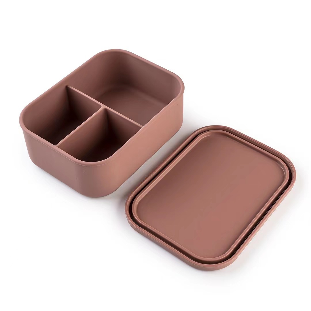 Supplier Silicone Bento Box Lunch Container for Kids