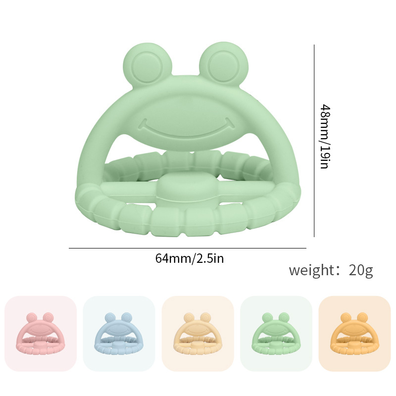 Frog-Shaped Silicone Baby Teether - BPA-Free: Find a Reliable Supplier and Wholesaler Today!