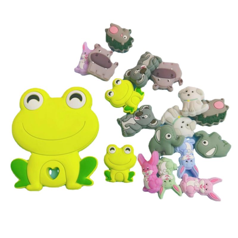 Perles en Silicone Cartoon pour Fournisseurs en Gros