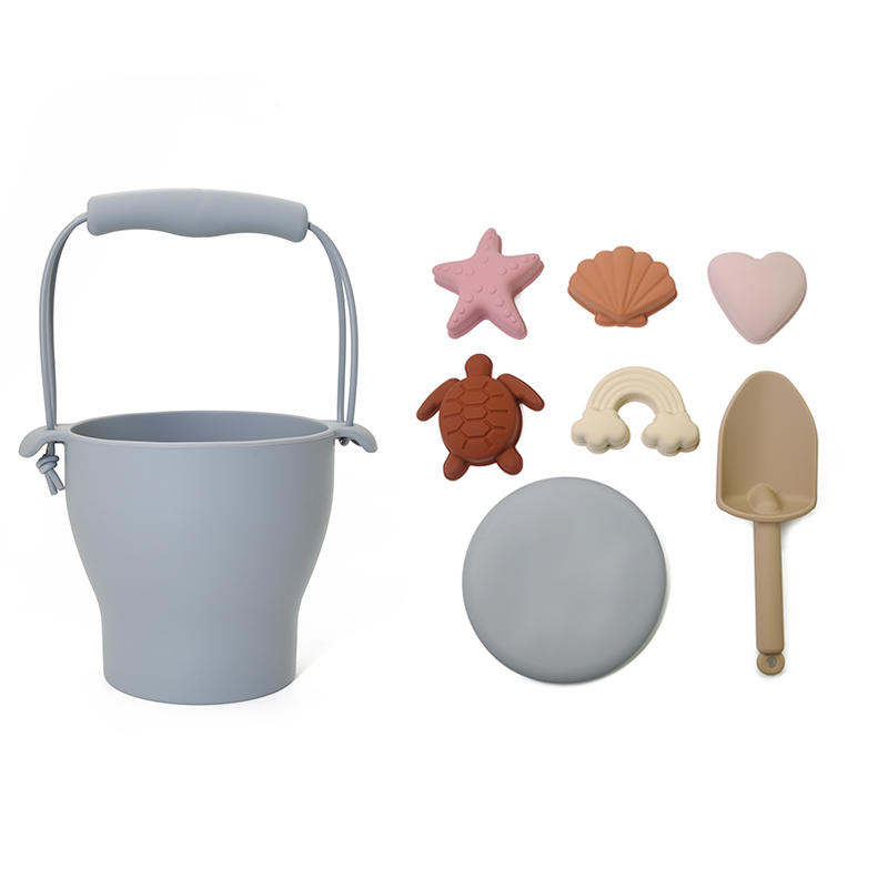 Wholesale Silicone Beach Toy Sets - Buckets, Shovels, Frisbees, and Sand Molds