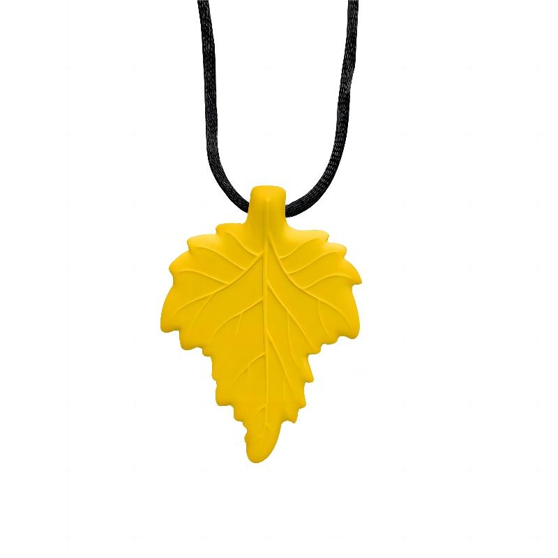 Wholesale Chewable Leaf Teether Necklaces