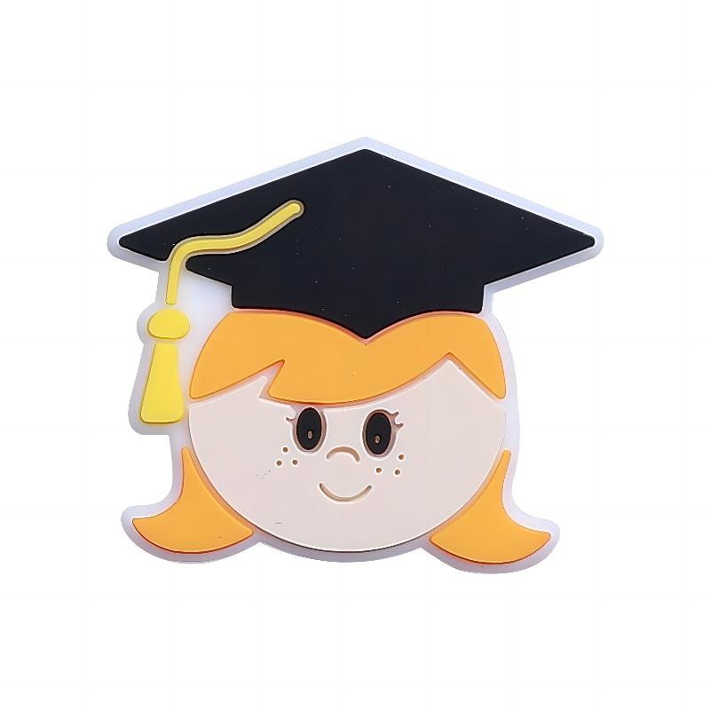 Silicona con Motivos de Dibujos Animados para Graduados Universitarios