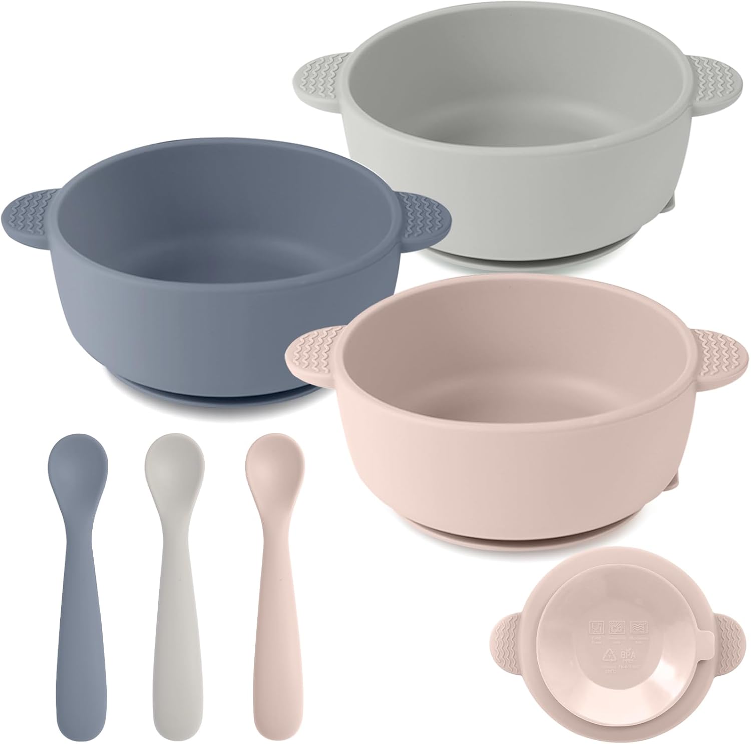 Wholesale Custom Silicone Baby Feeding Set | Suction Bowl & Spoon | OEM/ODM Supplier