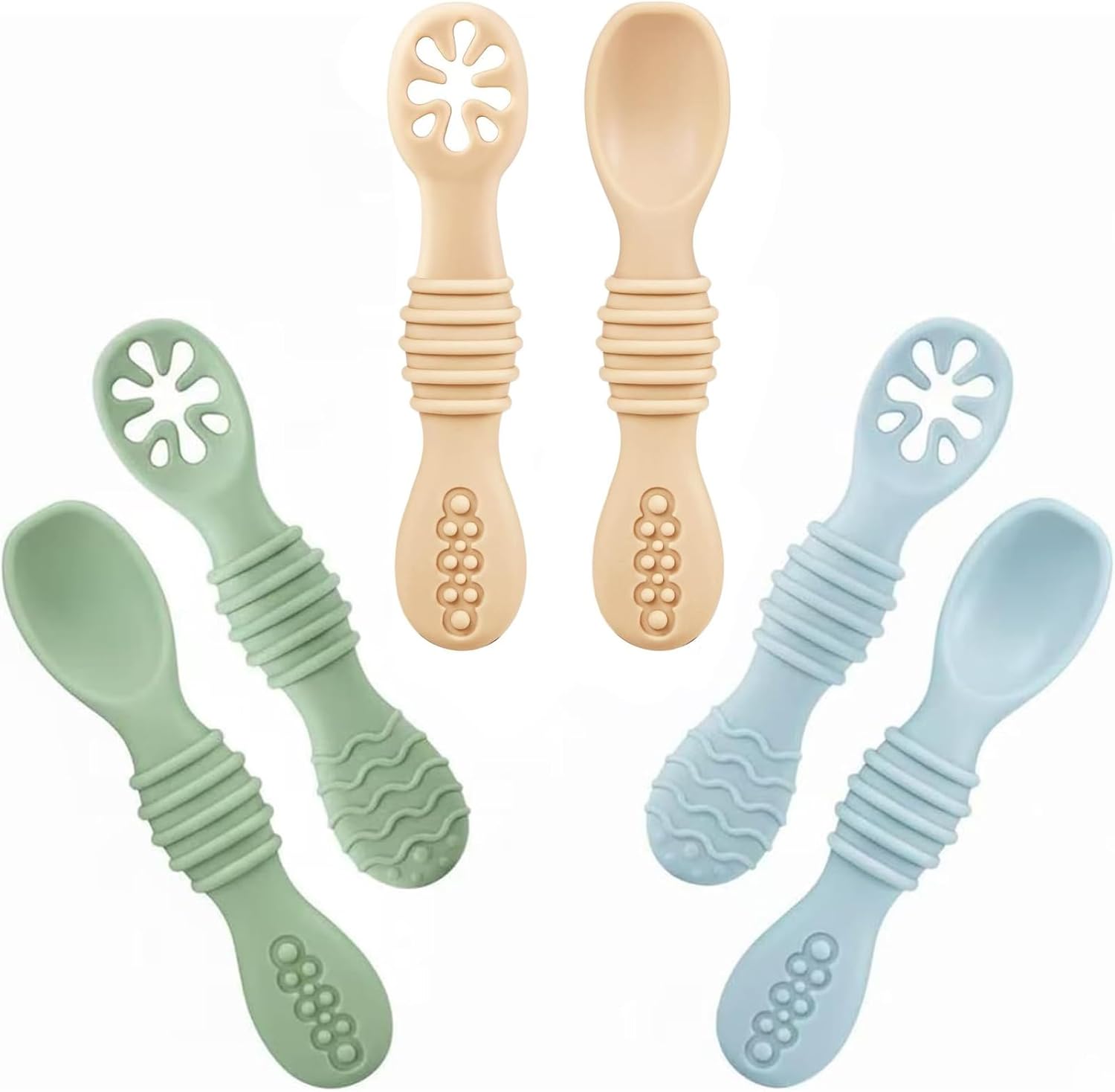 Wholesale Custom Silicone Baby Spoons | BLW Self-Feeding Utensils | OEM/ODM Factory