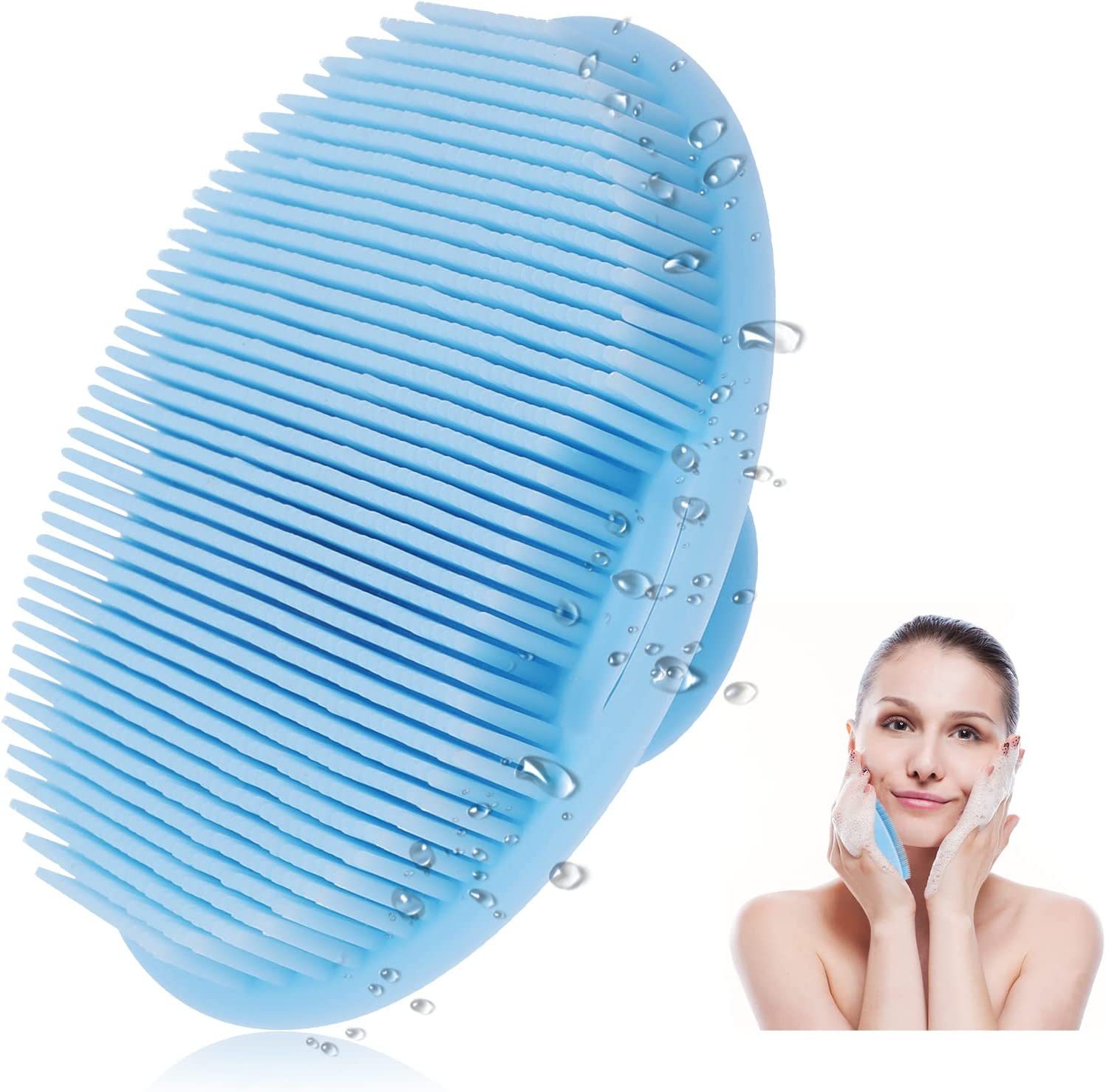 silicone face cleansing brush